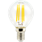 Ecola globe   LED  5,0W G45 220V E14 4000K 360° filament прозр. нитевидный шар (Ra 80, 100 Lm/W) 78х45 N4GV50ELC - фото 27873