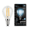 Лампа Gauss Filament Шар 7W 580lm 4100К Е14 LED 1/10/50 105801207 - фото 27886