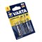 Батарейки VARTA LONGLIFE 4106 LR6 АА BL6 (блистер 6шт) 4008496640836 - фото 30474