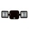 прожектор LEDV BATTERY LED SPOTLIGHT DOUBLE BK 10W 480lm 4000K сенсор  4058075227361 - фото 34466