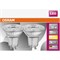 LSPAR163536 2,6W/827 230V GU10 5X2 OSRAM 4058075260238 - фото 35781