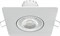 Светильник Gauss Downlight квадрат 6W 520lm 4000K 100-265V IP20 монтаж ?65 90*56мм белый LED 1/40 948411206 - фото 37921