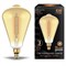 Лампа Gauss Filament ST164 6W 890lm 2700К Е27 golden straight LED 1/6 157802118 - фото 38122