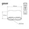 Светильник Gauss Overhead накл дв цил 24W 1600lm 3000K 170-240V IP20 180*100мм черный LED 1/10 HD033 - фото 40393