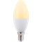 Свеча Ecola candle   LED  7,0W 220V E14 золотистая   (композит) 105x37 C4LG70ELC-1 - фото 40902