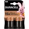 Батарейки Duracell Basic LR06 АА пальчиковые 4BL (блистер 4шт) 5000394127050 - фото 41350