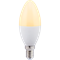 Свеча Ecola candle   LED  7,0W 220V E14 золотистая   (композит) 105x37 C4LG70ELC-1 - фото 41586