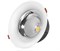 КОРПУС, стекло отдлельно DL-LED SM-D2008-20W 45гр. d=150мм  (врезное-130мм) h=75mm  +  стекло 2000000326962 - фото 47673