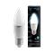 Лампа Gauss Свеча 6.5W 550lm 4100К E27 LED 1/10/100 103102207 - фото 47978