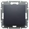 GLOSSA Выключатель одноклавишный сх.1 антрацит в рамку (GSL000711) GSL000711 - фото 48749