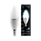 Лампа Gauss Свеча 6.5W 550lm 4100К E14 LED 1/10/100 103101207 - фото 52497