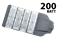 FL-LED Street-BP 200W  Grey  6500K   600*285*80мм    21820Лм   220-240В  (консольный светодиодный) 610546 - фото 54168