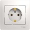 GLOSSA РОЗЕТКА с заземлением. 16А. в сборе. БЕЛЫЙ (GSL000142) Schneider Electric GSL000142 - фото 57931