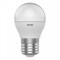 Лампа Gauss Basic Шар 7,5W 670lm 3000K E27 LED 1/10/100 1053218 - фото 58383