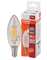 Лампочка свеча филамент OSRAM FIL LSCL B75 6W/827 230V CL E14  850 lm, светодиодная 4058075217805 - фото 60144