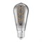 Лампа Vintage 1906 LED CL Edison  FIL-спираль SMOKE 15 non-dim  5W/818 E27  140x64мм - капля OSRAM 4058075269941 - фото 62621