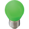 Светодиодная лампа Ecola globe LED color 5W G45 220V E27 Green шар Зеленый матовая колба 77x45 K7CG50ELB-1 - фото 63330