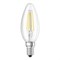 Лампочка филаментная светодиодная OSRAM LED Star, 600лм, 5Вт, 2700К (теплый белый свет), Цоколь E14, свеча 4058075116672 - фото 65034