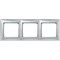 Рамка 3п гор Алюминий Valena 770153 - фото 67018
