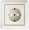 W59 РОЗЕТКА с заземлением со шторками. 16А. в сборе. БЕЛЫЙ RS16-152-18 - фото 71455