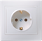 РС10-3-КБ Розетка 1местн. c з/к без защ.штор. 16А КВАРТА (белый) ИЕК ERK14-K01-16-DM - фото 71470