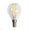 Лампа FL-LED Filament G45 7.5W E14 3000К 220V 750Лм 45*75мм FOTON_LIGHTING  -    шарик прозрачная 609052 - фото 71768