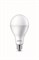 LED лампа LEDBulb      19-160W E27 6500K 220V A80 матов.  2300lm  d80х155мм  -   PHILIPS 929002004149 - фото 72488