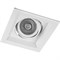 Светильник потолочный встраиваемый (ИВО) FERON DLT201, под лампу MR16 G5.3, белый, квадрат, 130*130* 29770 - фото 75834