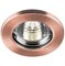 Светильник потолочный встраиваемый (ИВО) FERON DL10, под лампу MR16 G5.3, античная медь, круг, 80*80 15207 - фото 78122