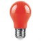 Лампа светодиодная FERON LB-375, A50 (шар), 3W 230V E27 (красный), рассеиватель матовый красный, уго 25924 - фото 78386
