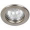 Светильник потолочный встраиваемый (ИВО) FERON DL10, под лампу MR16 G5.3, титан, круг, 80*80*25 мм, 15112 - фото 78439