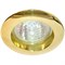 Светильник потолочный встраиваемый (ИВО) FERON DL307, под лампу MR16 G5.3, золото, круг, 75*75*24 мм 15010 - фото 78550