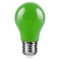Лампа светодиодная FERON LB-375, A50 (шар), 3W 230V E27 (зеленый), рассеиватель матовый зеленый, уго 25922 - фото 78638