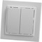 Выключатель 2-клавишный, серия Эрна, PSW10-9004-01, белый 39044 - фото 79222
