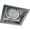 Светильник потолочный встраиваемый (ИВО) FERON DLT201, под лампу MR16 G5.3, хром, квадрат, 130*130*4 41044 - фото 79415