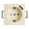 Розетка 1-местная с/з (механизм) и с USB, серия Эрна, PST16-9111-02, слоновая кость 39329 - фото 80460
