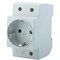 Розетка на DIN-рейку 2P+PE 16А, серая ,PST16-70-20 39171 - фото 80476
