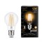 Лампа Gauss Filament А60 12W 1200lm 2700К Е27 LED 1/10/40 102902112 - фото 81084