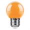 Лампа светодиодная, (1W) 230V E27 оранжевый G45, LB-37 38124 - фото 81226