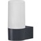 WI-FI SMART PIPE WALL DARK GREY RGBW 380lm 129x89x197mm  IP44 алюм.- уличн. БРА(цилиндр) свет-к LEDV 4058075564183 - фото 82000