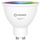 Лампа светодиодная диммируемая LEDVANCE SMART WIFI PAR16 5W (=32W) 45° 350lm 230V RGB+2700…6500K прозрачная GU10  (3шт в упаковке) 4058075486058 - фото 82659