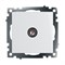 Розетка телевизионная 1-местная (механизм), серия Катрин, GLS00-7108-01, белый 39306 - фото 84900