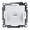 Розетка компьютерная 1-местная RJ-45 (механизм), серия Катрин, GLS00-7107-01, белый 39305 - фото 85739