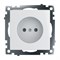 Розетка электрическая 1-местная (механизм) б/з, серия Катрин, GLS10-7109-01, белый 39303 - фото 86108