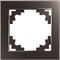 Рамка 1-местная, серия Катрин, GFR00-7001-04, шоколад 39535 - фото 86113