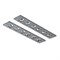 Коннектор прямой, упаковка 2шт, Exility встраиваемый серый TRA034C-42S - фото 87869