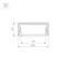 Профиль с экраном ARH-WIDE-H10-2000 ANOD+OPAL (Arlight, Алюминий) 036768 - фото 93924